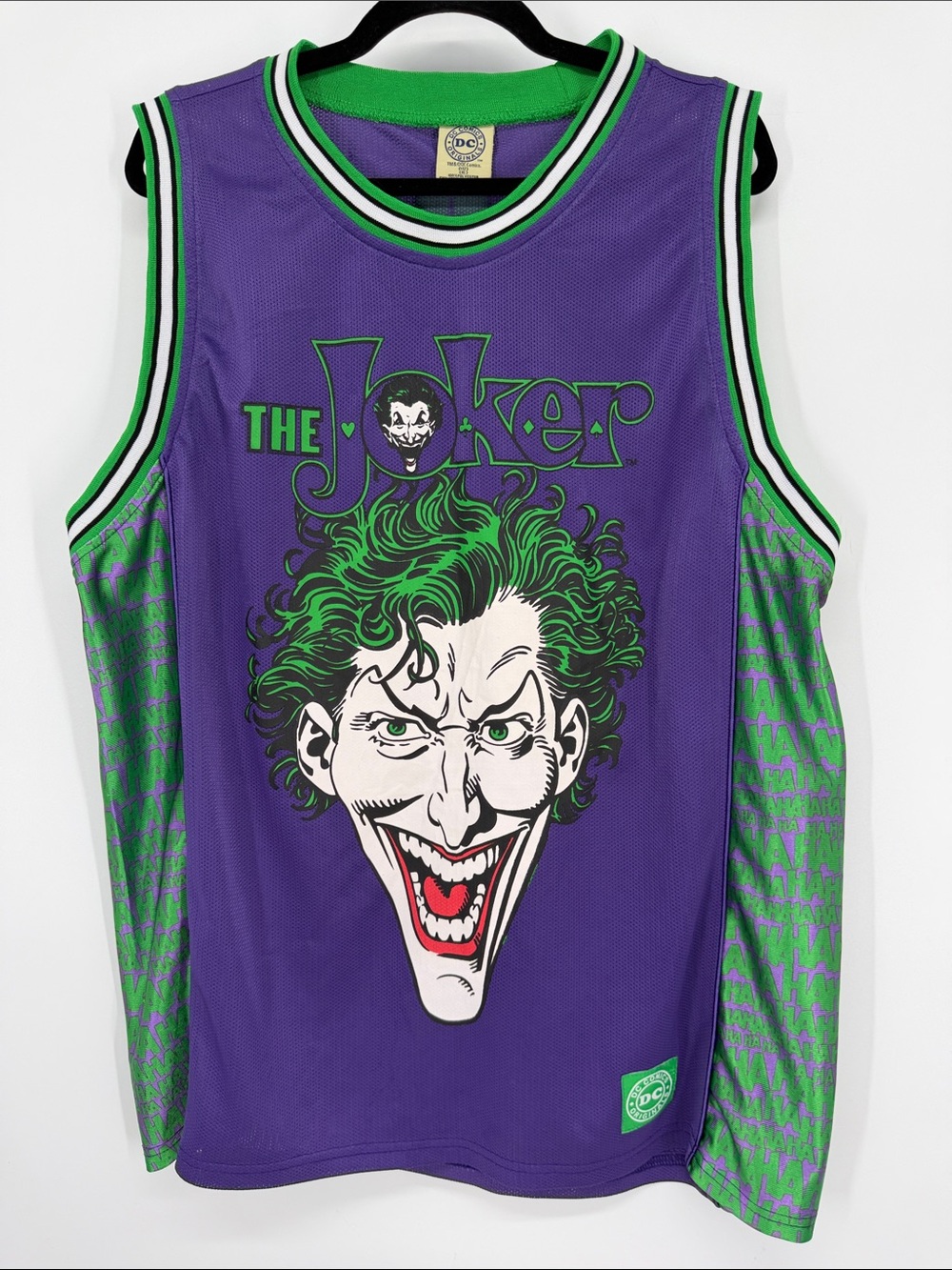 Joker Basketball Jersey by DC Comics Originals Men’s Size XL